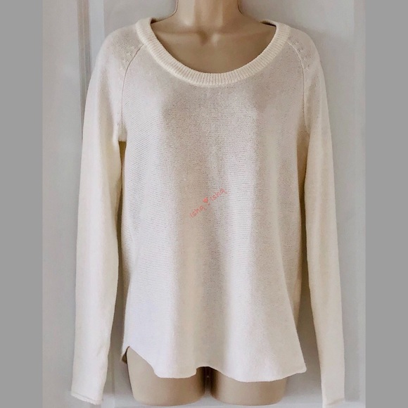 Old Navy Scoop Neck Long Sleeve Open Hem Sweater - Picture 7 of 7